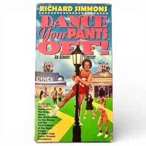 Richard Simmons Dance Your Pants Off VHS Tested Works Aerobic Concert Workout